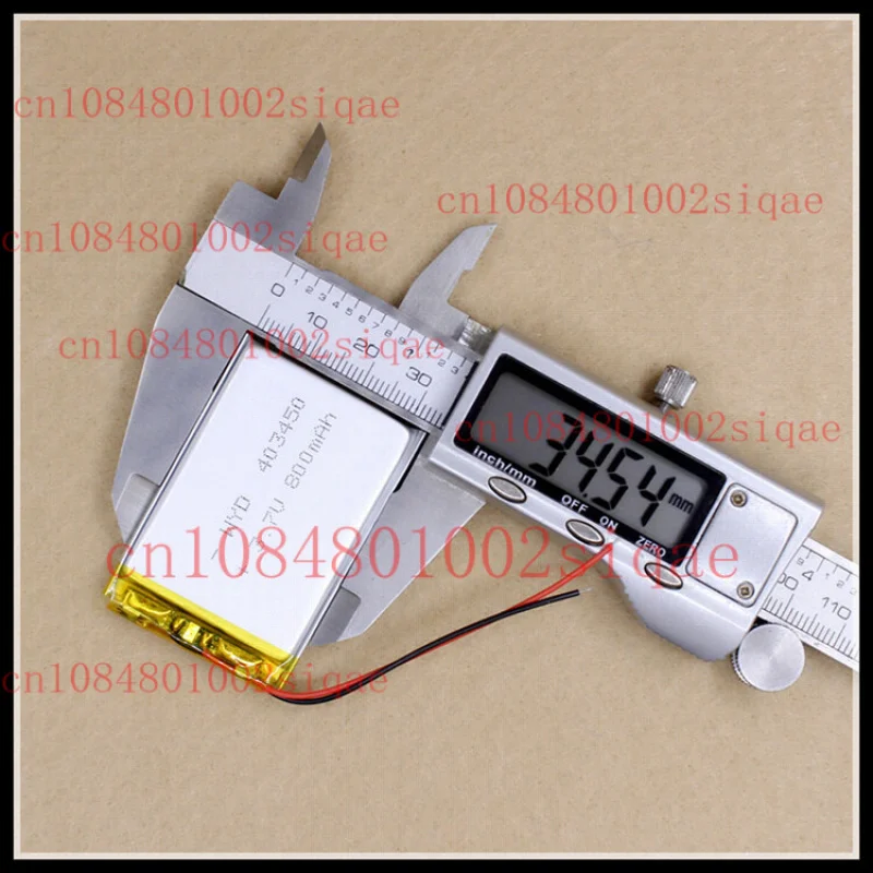 5 PCS 800mAh 3.7V Lipo Li-Polymer Battery For MP3 DVD GPS Recorder Camera 403450