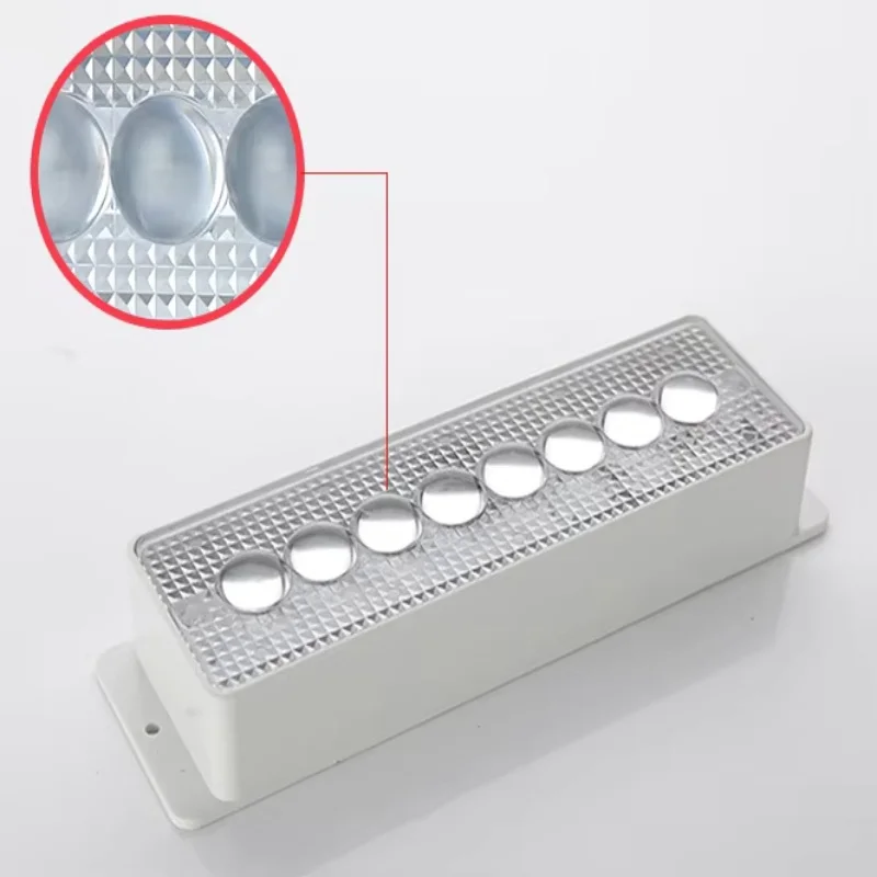 LED Work Strobe Warning Light Solar-Powered Reflective Waterproof for Road Construction Guardrail Truck Side Rear Light Trailers