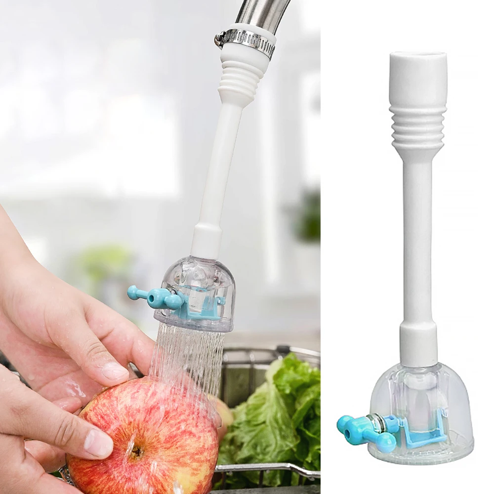 

1Pcs Rotatable Sink Tap Extender Sprayer Adjustable Faucet Adapter Nozzle Filter for Water Saving in Kitchen and Bathroom