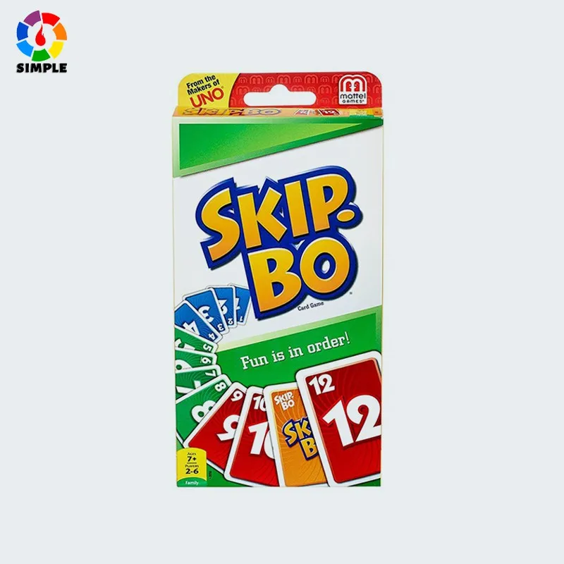 

SKIP BO Card Game English version Cards Game for kids gifts