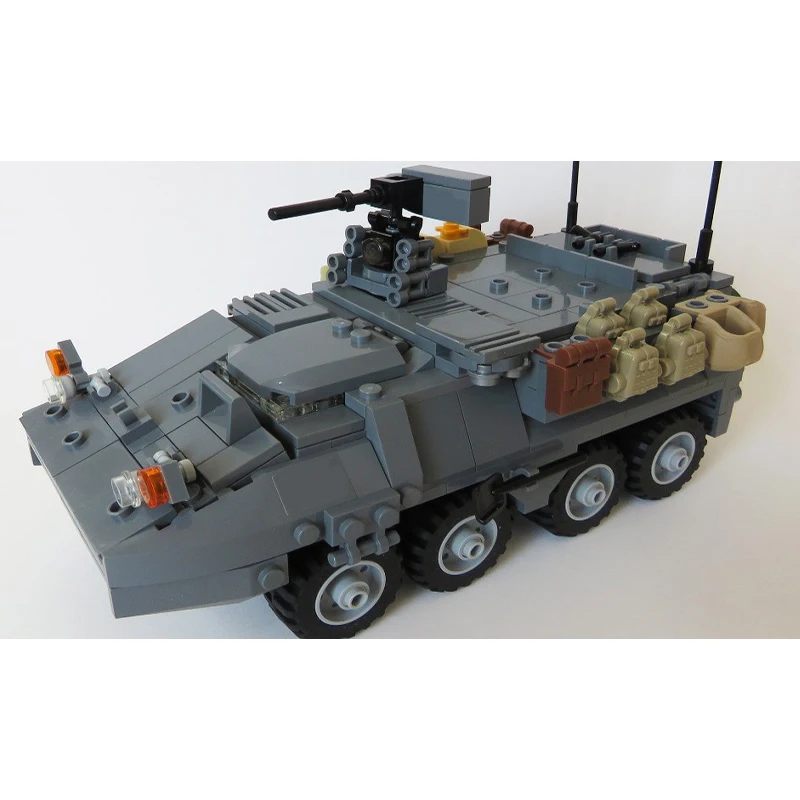 439pcs MOC STRYKER M1126 Infantry Carrier Vehicle - US Army Creator Designer Sets Model Building Blocks Craft Brick Education