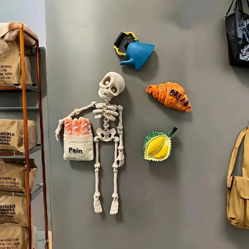 

Skull Shaped Fridge Magnets Home and Decoration Unique Decorative Magnets for Kitchen & Home Funny Magnet Personalized Gift Mini