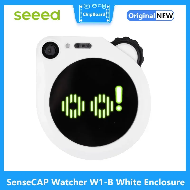 Seeed SenseCAP Watcher W1-B Caja blanca: el agente físico de la IA para los espacios más inteligentes