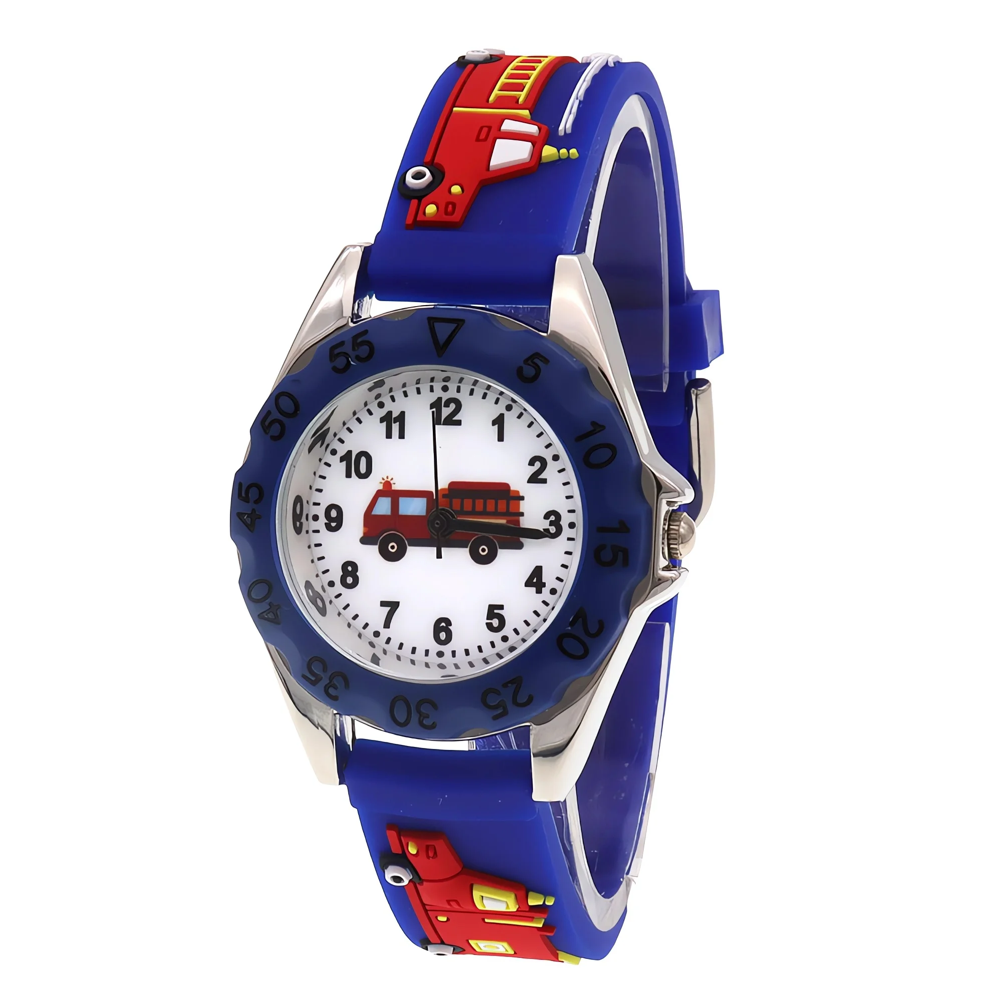 Boys Quartz Wristwatch Simple Fashionable Children's Timepiece Ideal Student Birthday Gift