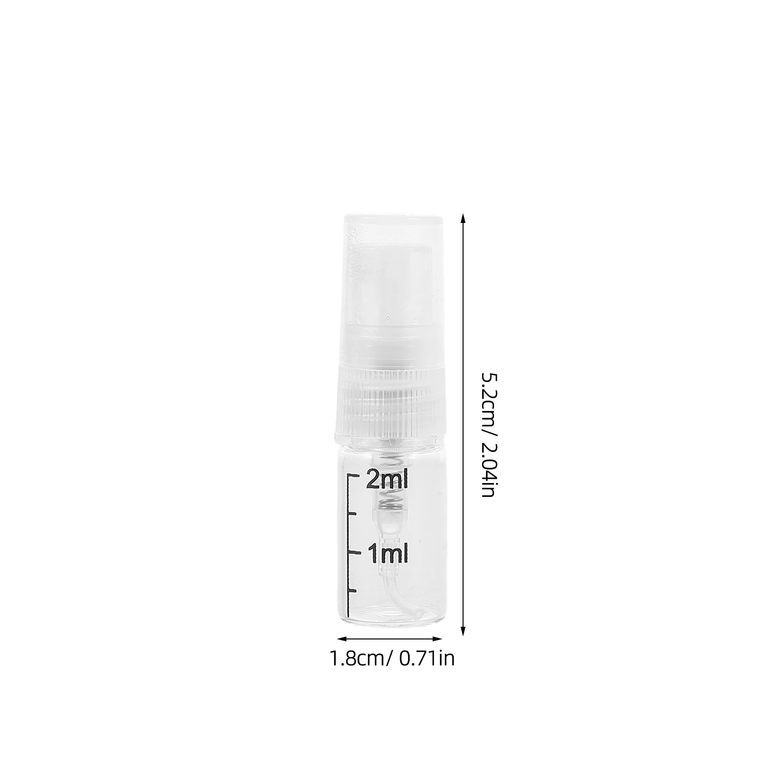 ขวดน้ำหอมแก้วใส 5 ชิ้น แบบพ่นละอองละเอียด ขนาดพกพา เติมน้ำมันหอมระเหยได้ ขนาด 3 มล. ขวดน้ำหอมขนาดพกพา