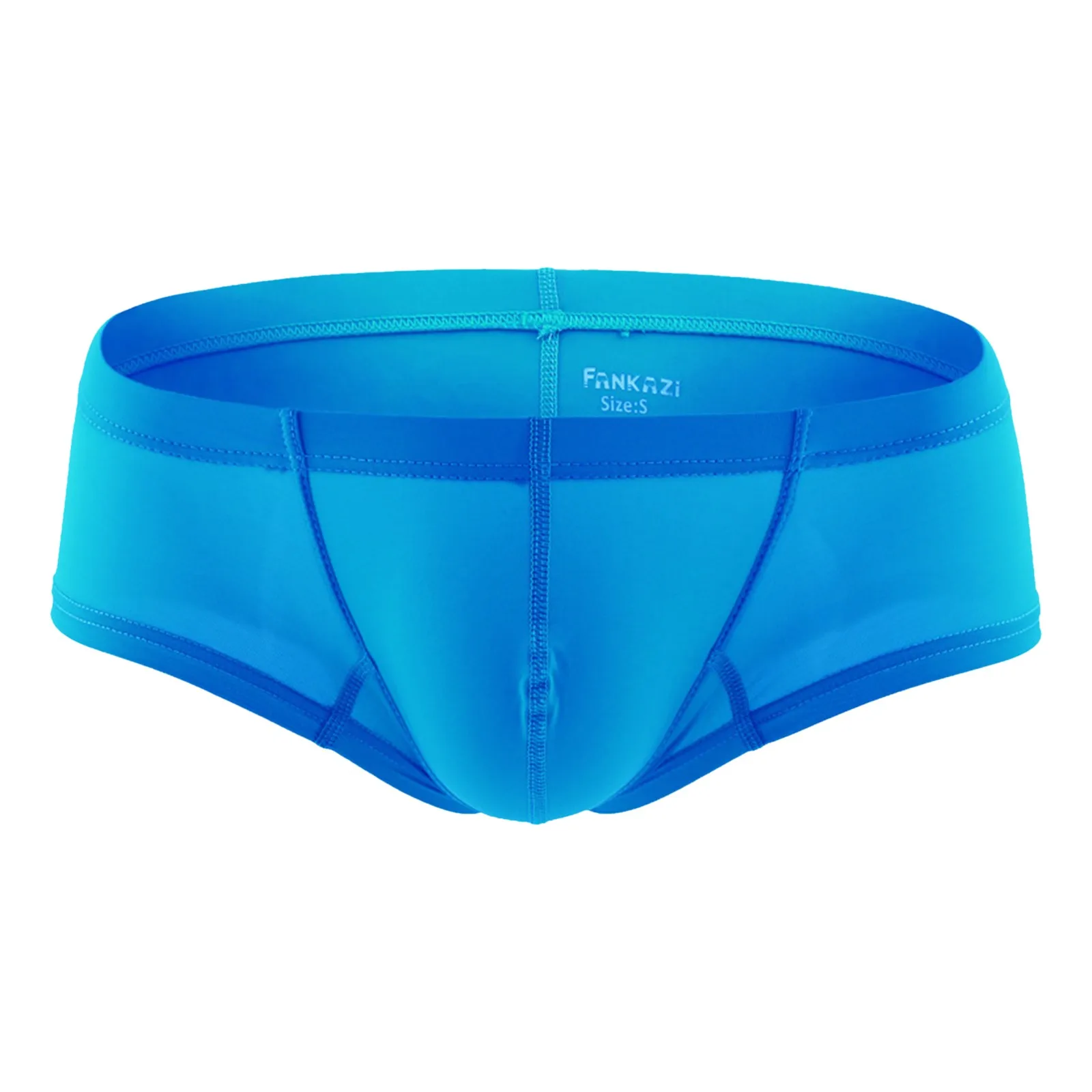 กางเกงบ็อกเซอร์เอวต่ำสำหรับผู้ชายกางเกงบ็อกเซอร์ขาขนาดเล็กลำลองสีพื้นเรียบง่ายยืดหยุ่นสูงแบบบางและเบาสำหรับผู้ชาย