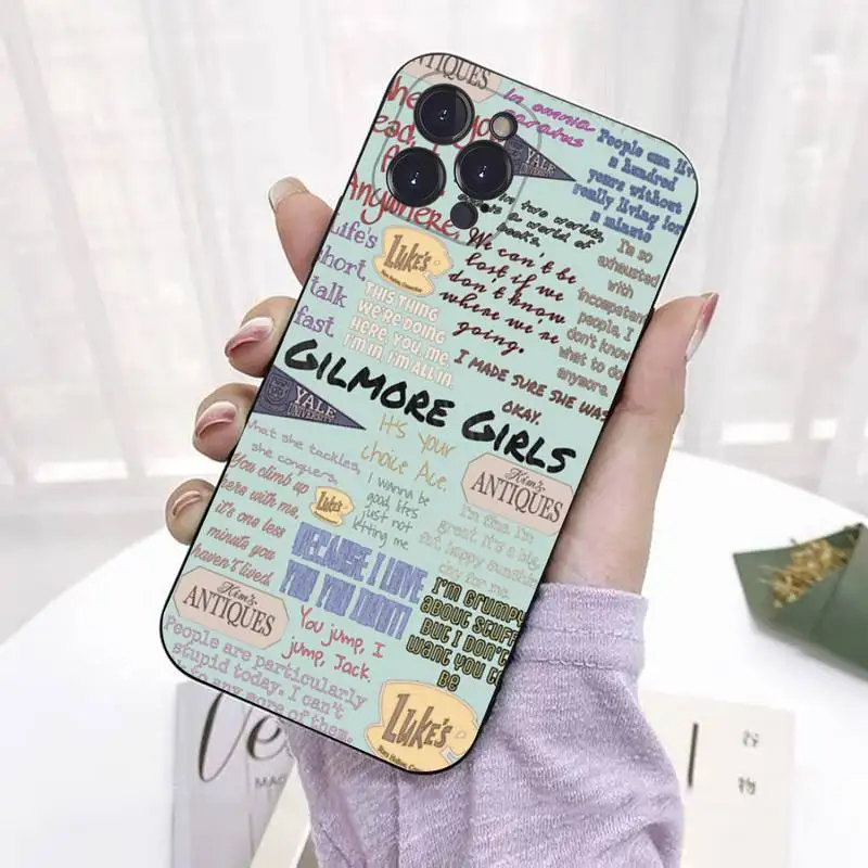 Gilmore Girls Phone Case for iPhone 11 12 13 Mini Pro Max 8 7 6 6S Plus X 5 SE 2020 XR XS Funda Case