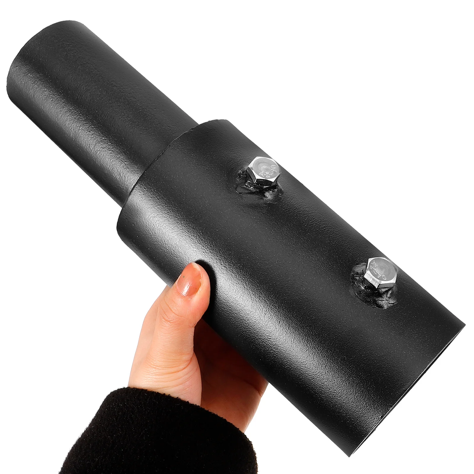 

Light Pole Tenon Adapter Metal Lamp Post Converter For Lights Durable Outdoor Fixture Connector