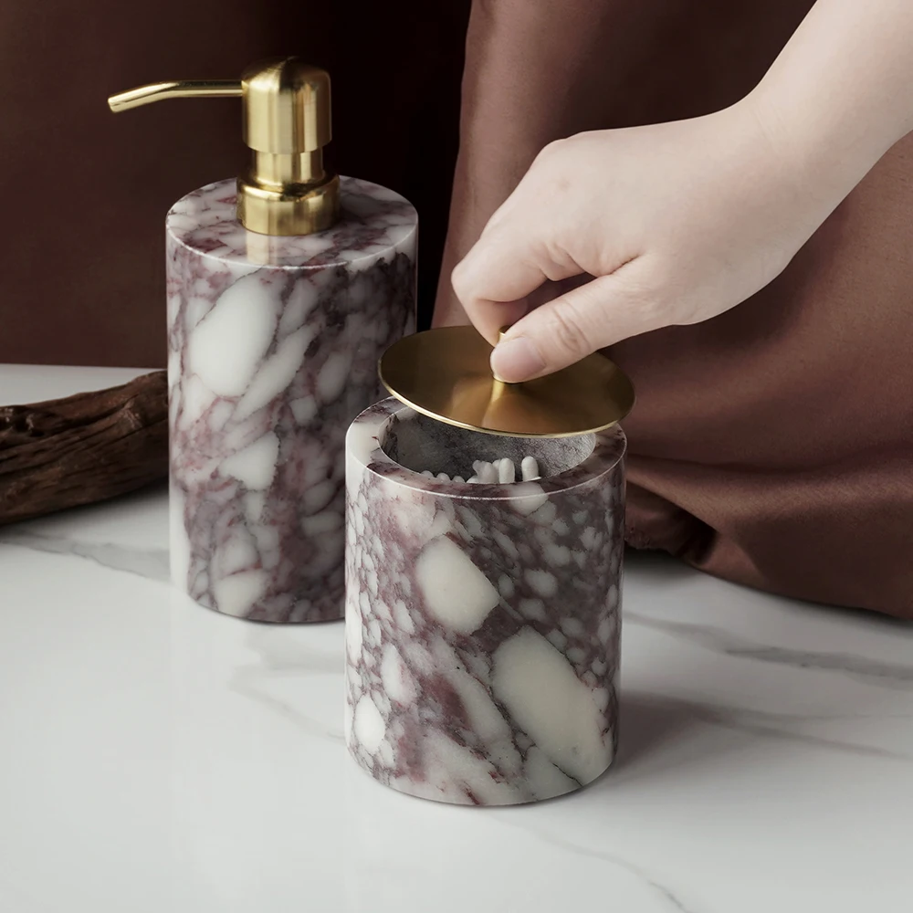 Calacatta Viola Violet Set Aks - Zara Home Bathroom Set ulasan dan harga