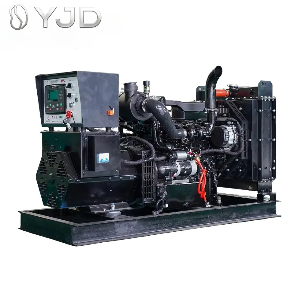 Power 30KW/37.5KVA Silent Diesel Generator Set Auto Start Open Frame ATS 110V/220V/380V 50/60Hz