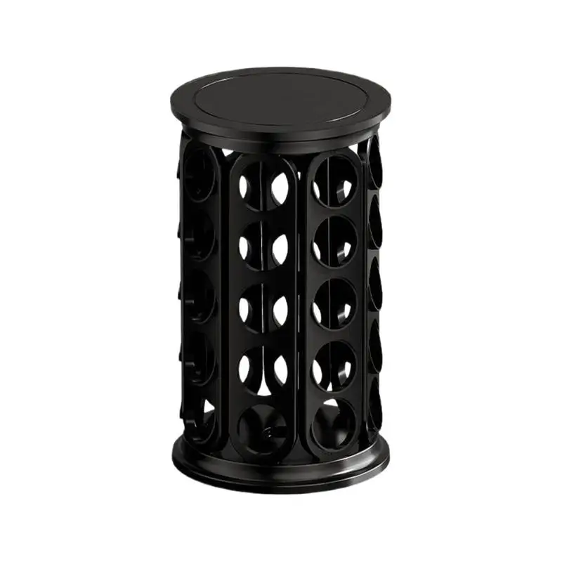 

Подставка для кофейных стручков, кухонный органайзер для чайных пакетиков, стойка для хранения кофейных стручков, вращающийся держатель для гостиной, кухни, офиса