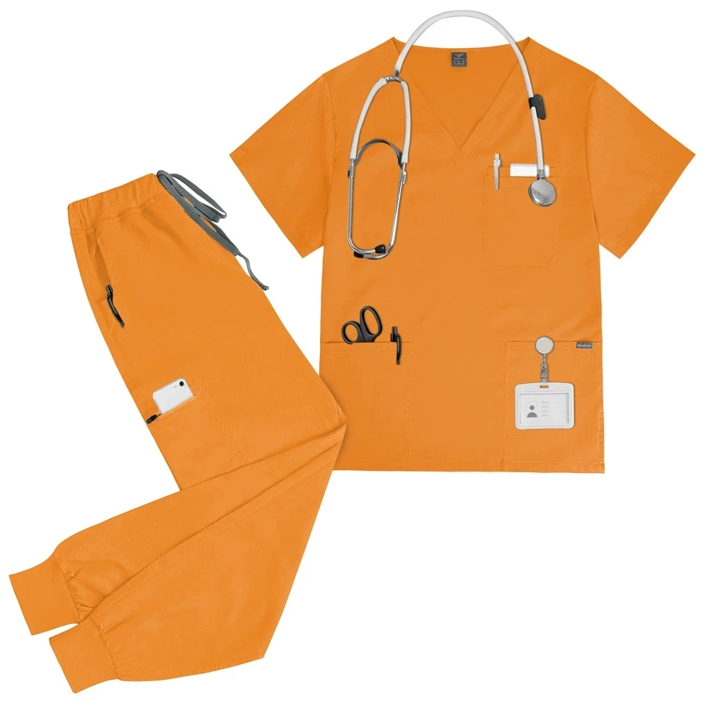 

Hand Washing Clothes Men and Women Nurse Work Clothes Hospital Nursing Suits Beauty Salon SPA Staff Workwear