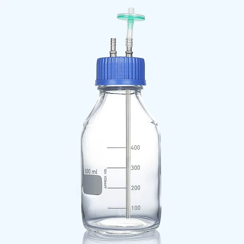 Custom Extended Feeding Bottle Cap, Stainless Steel Reagent Bottle Lid, 1/2/3/4 Ports, Fermenter Media Bottle Feeding Cap