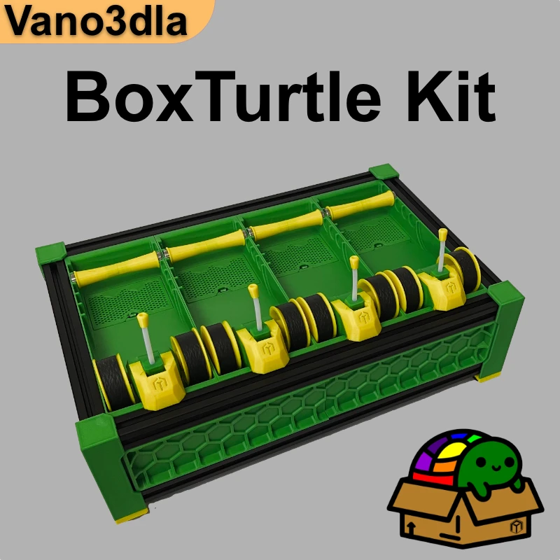 

Комплект Vano3dla BoxTurtle BT Full Kit WGB V3 Armoredturtle TypeB MMU AMS для Voron2.4/Trident/Klipper, запчасти для 3D-принтеров DIY