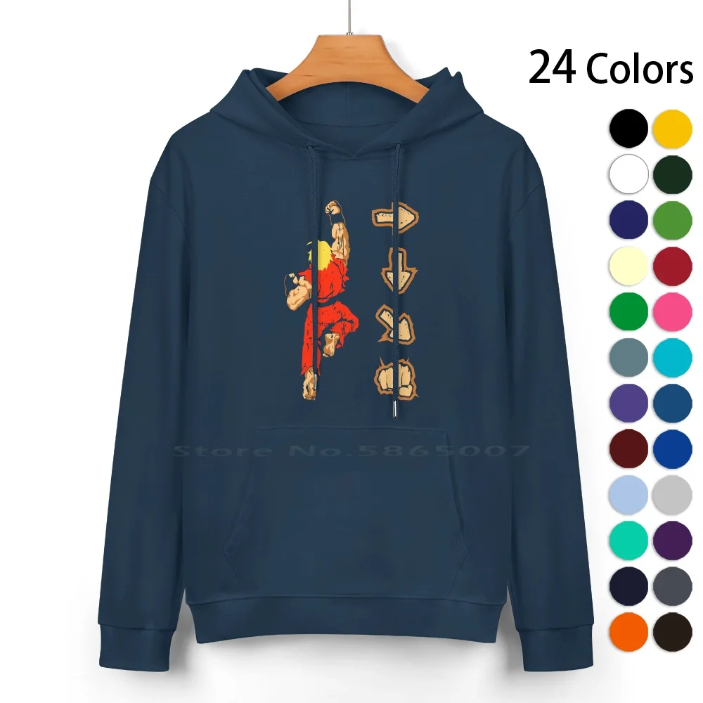 

Know Your Fighting Skills V2.0 Pure Cotton Hoodie Sweater 24 Colors Shoryuken Gaming Videogames Geek Gamer Hadouken Video Game