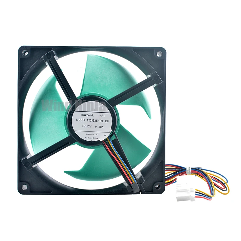 12539JE-15L-BU 9G22A74 DC15V 0.20A 4pin Axial flow fan cooling fan for refrigerator motor