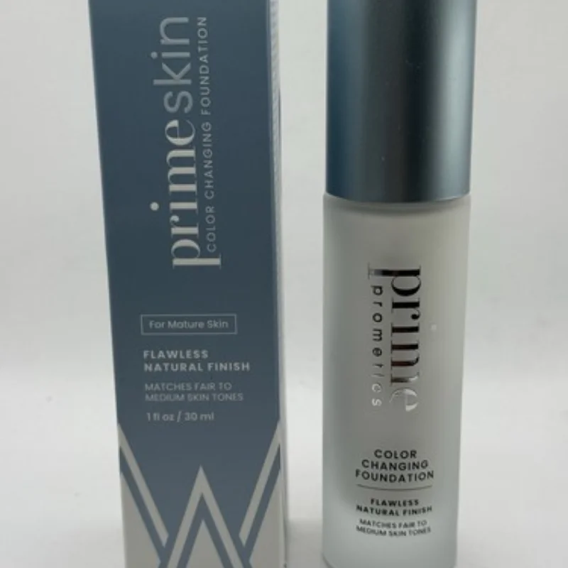 Prime Skin Color Changing Liquid Foundation Mature Skin Natural Finish Light Coverage Cosmetics Shade Adaptive Foundation Fluid