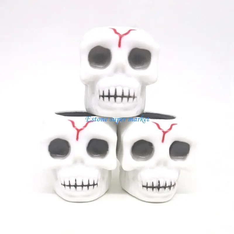 090B 16pcs Ball Vent Toy Crânio Squeeze Balls para Autismo ACD OCD Therapy