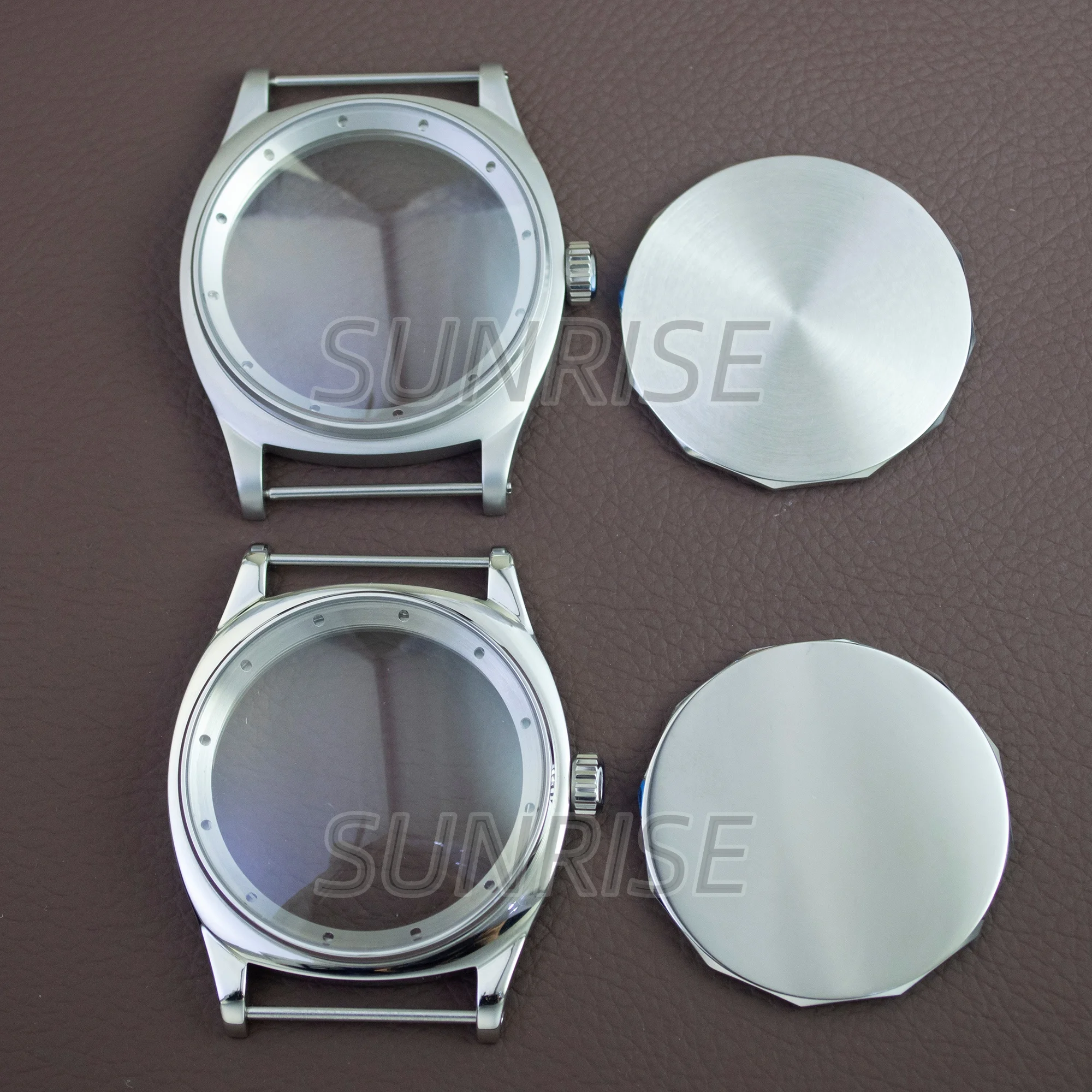 

for Pam Watch Case Vintage Retro Case 3646hl Solid Stainless Steel Sapphire Crystal Men Watch Case ETA6497/6498/ST3600 Movement