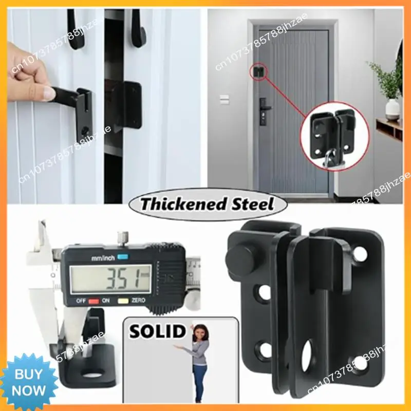 A10R Flip Latch Sliding Bolt Latch Security Door Lock For Barn Cabinet Pet Cage Garden Bathroom Garage Window Sliding Door