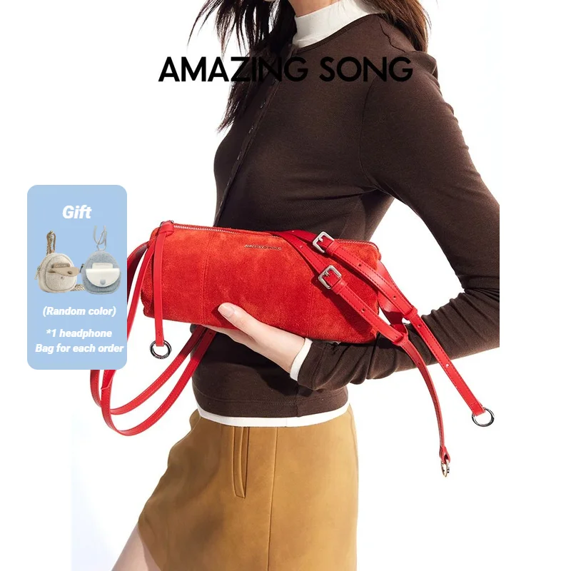 

Amazing Song Donut Pen Holder Bag 2025 Suede Autumn and Winter New Retro Style