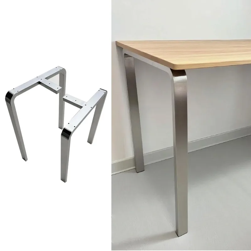 ‌Stainless Steel Table Legs for Dining Table Heavy Duty Support Frame Kitchen Island Base for Solid Wood Top Furniture Parts