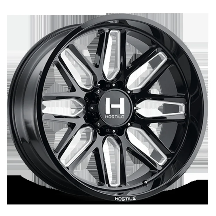 20 22 24 Inch Hostile Style Off Road Wheels for RAM Ford Raptor Jeep Wrangler Great Wall Cannon Pajero 4x4 Rims