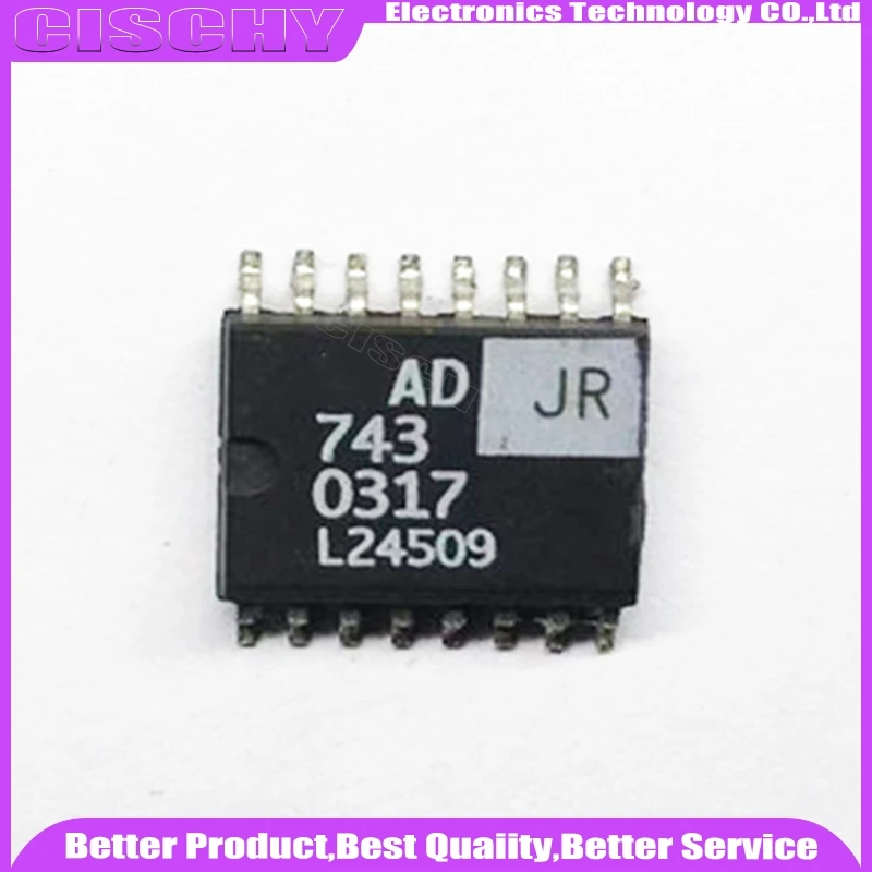 1pcs/lot AD743 AD743JRZ AD743JR SOP-16 In Stock