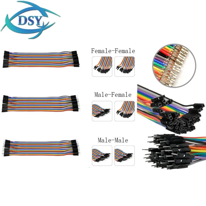 Dupont Line Male To Male+Female To Male + Female To Female Jumper Wire 10CM 20CM Dupont Cable For Arduino DIY KIT