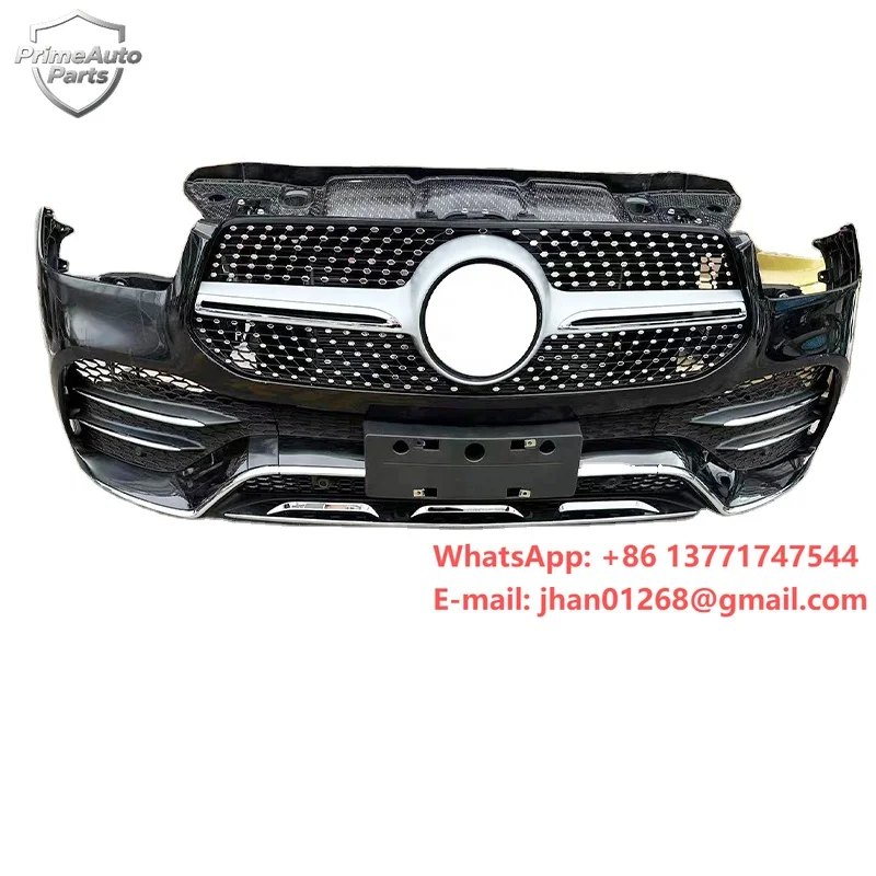 Complete Front Nose Radiator Grille 167 Front Bumper Assembly for the 2020-2023 GLE