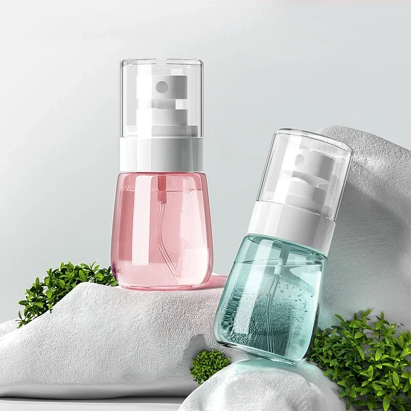

1pc 30-100ml Travel Spray Bottle Refillable Small Spray Portable Bottles with Fine Mist Nozzle for Hair Face Water Alcohol Plant
