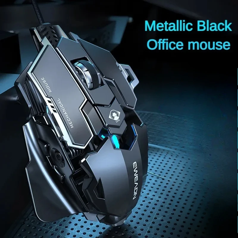 EWEADN X JIMITU MK500 Wired Gaming Mouse E-Sport 12800DPI Ergonomic Professional Game Mechanical Mouse Laptop Accessories PC