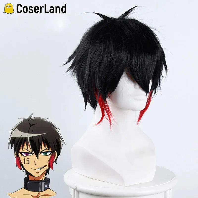 Новый 2025 Detentionhouse No 15 Jyugo No 25 Nico No 69 Рок Косплей Парики Detention House Nanbaka Черный Короткий Парик Длинный ❤ ❤ dd