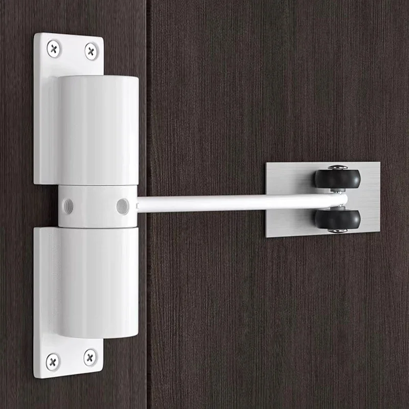 Automatic Door Closer Metal Adjustable Heavy Duty Safety Spring Silenciar Durable Convert Hinged Door Interior Exterior