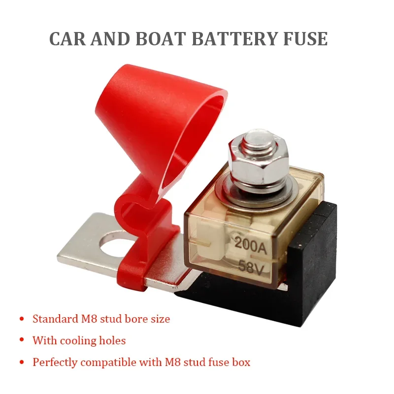 TR CF Battery 50A 60A 75A 80A 100A 125A 150A 175A 200A 250A 300A High Current Ceramics Fuse Holder For Crane Car RV Boat