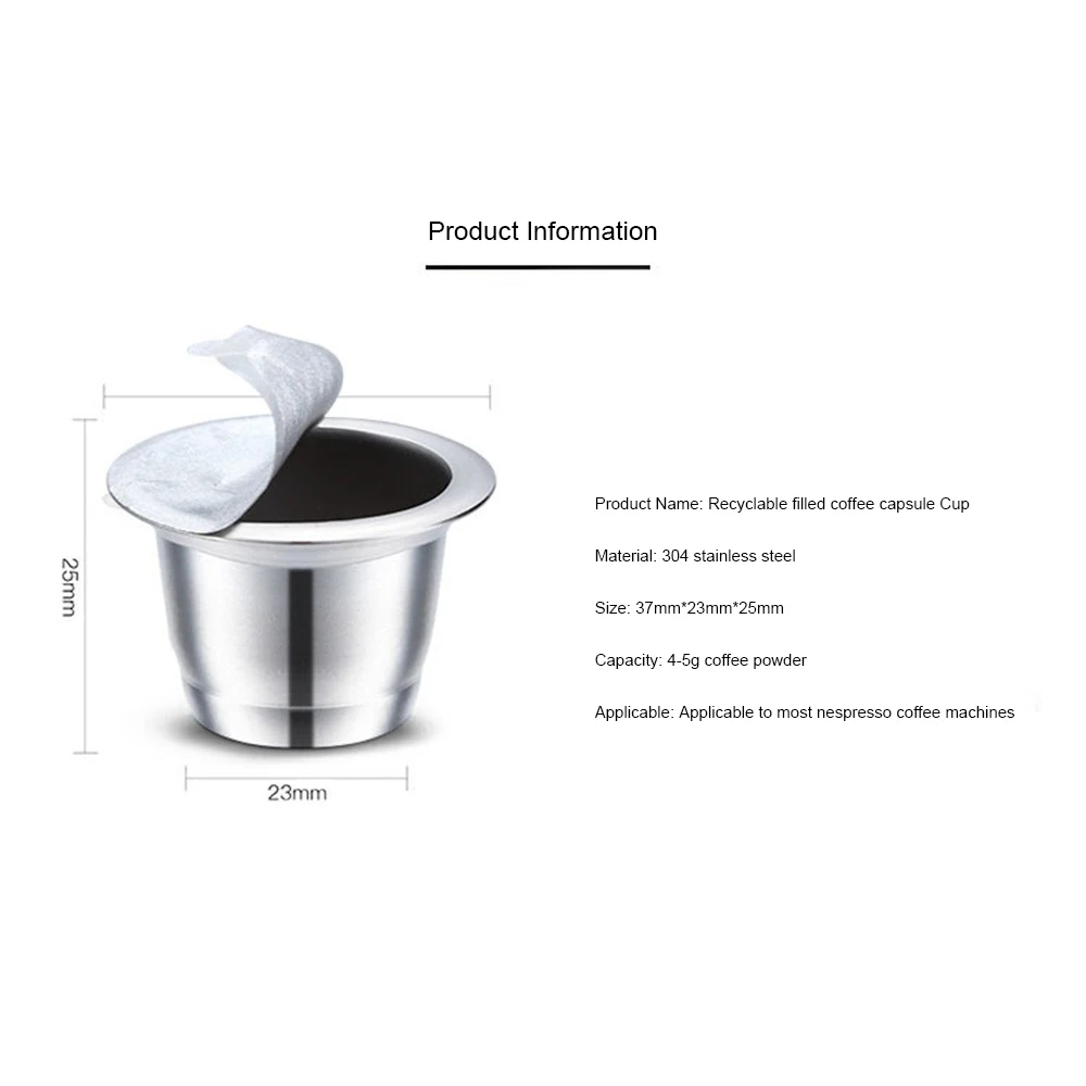 Aço inoxidável Food Grade Filter Cup, resistente, resistência à alta pressão da água, adequado para uso doméstico