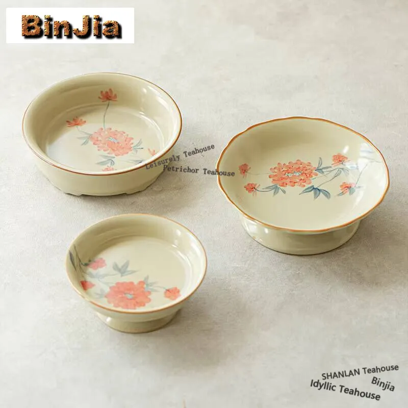 undervest-theiere-faite-a-la-main-fleur-d'hibiscus-assiette-de-fruits-vermont-table-de-brassage-a-sec-service-a-the