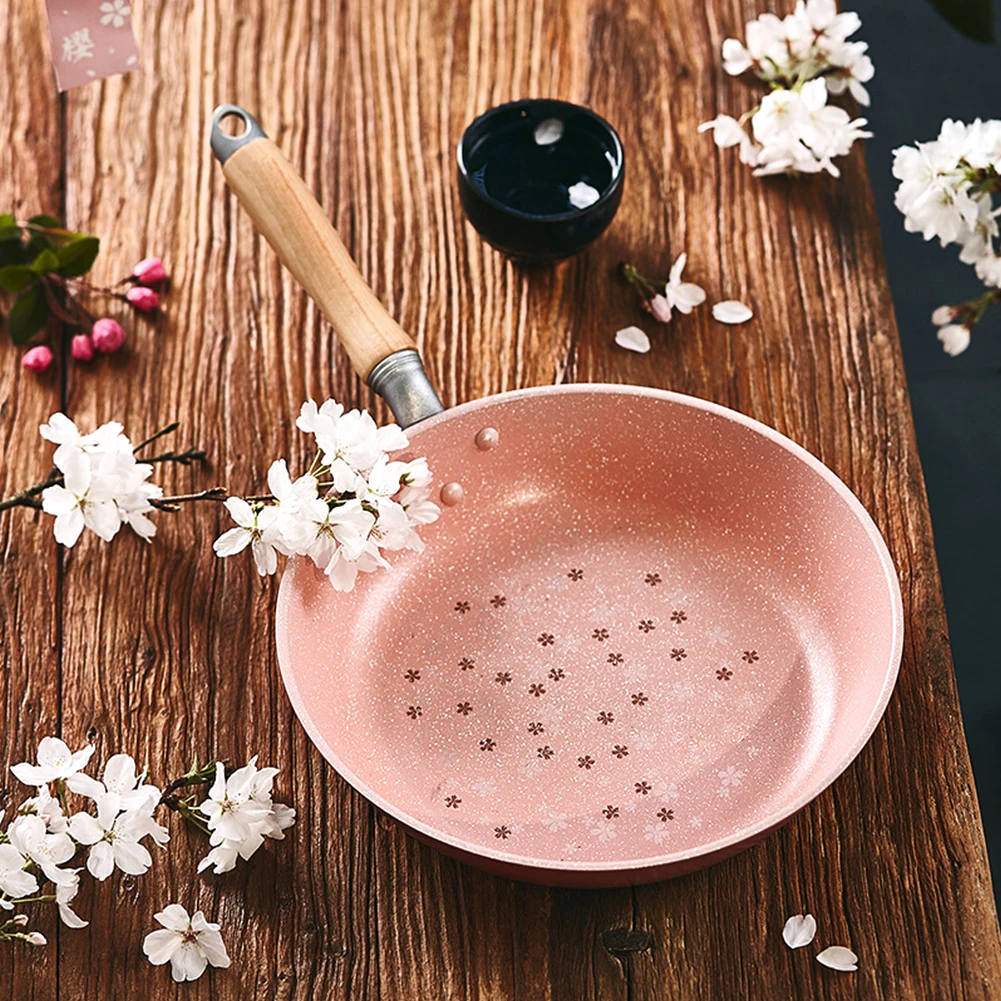 Poêle ronde antiarina pour riz et blé, ustensiles de cuisine ménagers, facile à nettoyer, cuisson sûre, cuisinière à gaz, œuf à frire, universel