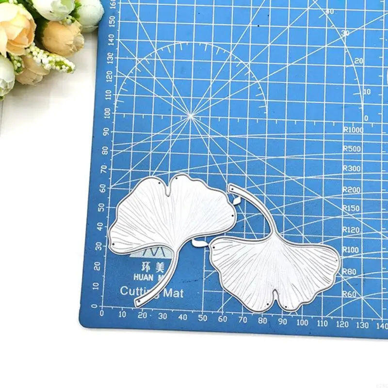 U75C Ginkgo Biloba 금속 절단 다이 스텐실 스크랩북 DIY 앨범 스탬프 종이 카드 엠보싱 장식