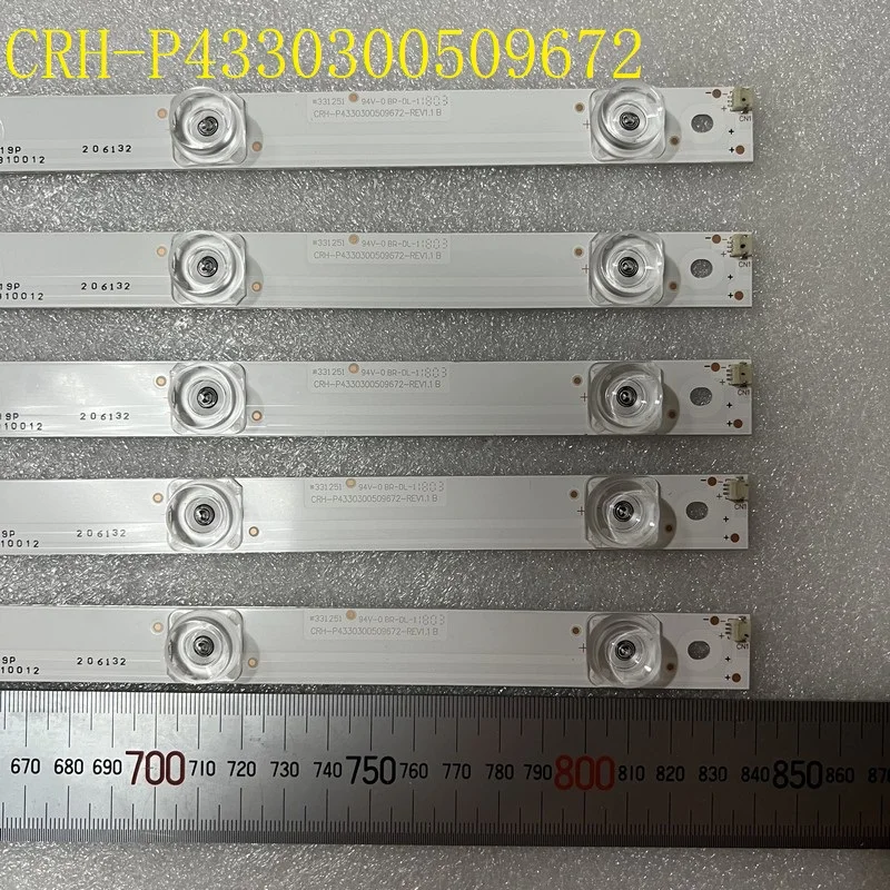 

LED Backlight Strip 9LED For Sharp LC-43UI8652E LC-43CUF8472ES LC-43CUG8462KS LC-43CUG8461KS LC430EQY-SHM1 CRH-P4330300509672