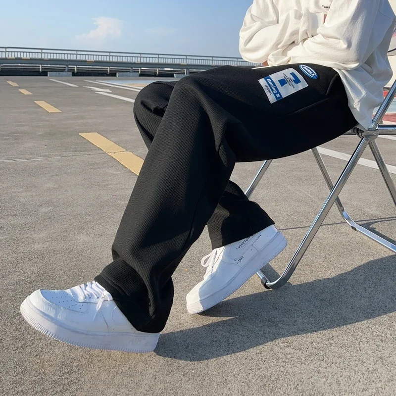 2026 New Mens Casual Fashion Pants Sportswear Skinny Male Trousers Gyms Tracksuits Bottoms Hip Hop Streetwear Joggers Sweatpants