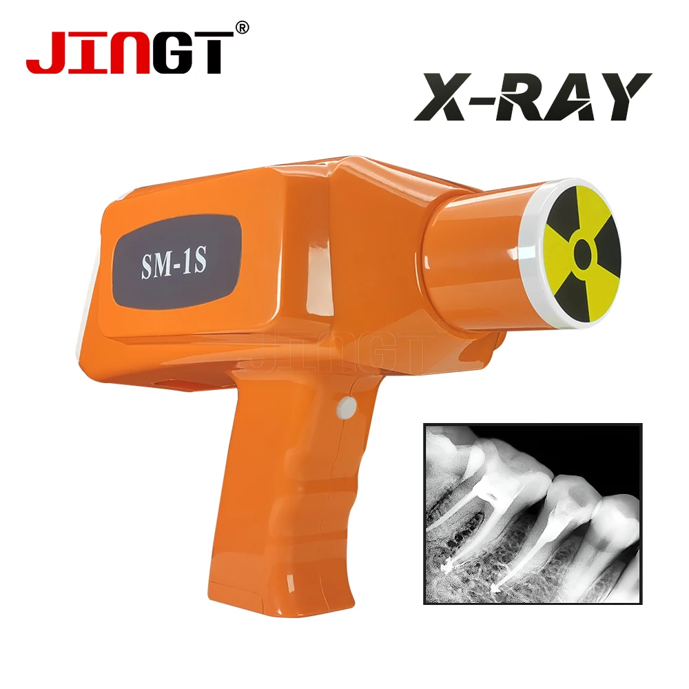 

JINGT SM-1S Portable Handheld Dental X-ray Machine High Frequency X Ray Unit Compatible with Digital Sensor Dentist equipment