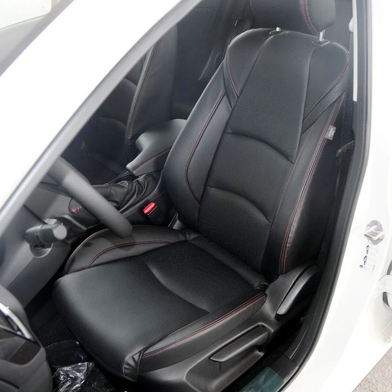 

Custom 5 Seat For Mazda 3 2014 2015 2016 2017 2018 Faux Leather Custom Car Seat Covers Full Surrounded Protector Accessories