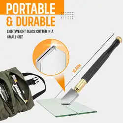 Glass Cutter Glass Ceramic Porcelain Scribing Knife Cutting Sharp Non-collapsing Diamond Roller Professional Glasscutter