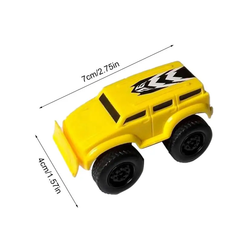 Inertia Vehicle Toy Set Mini Car Toy Home Playset Pull Back Car Anti-gravity Cars Toy Track Toy Accessories For Boys Girls