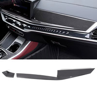 For BMW X5 X6 X7 G05 G06 G07 2023-2025 ABS Carbon Fiber Car Center Console Panel Decoration Cover Trim LHD Interior Accessories