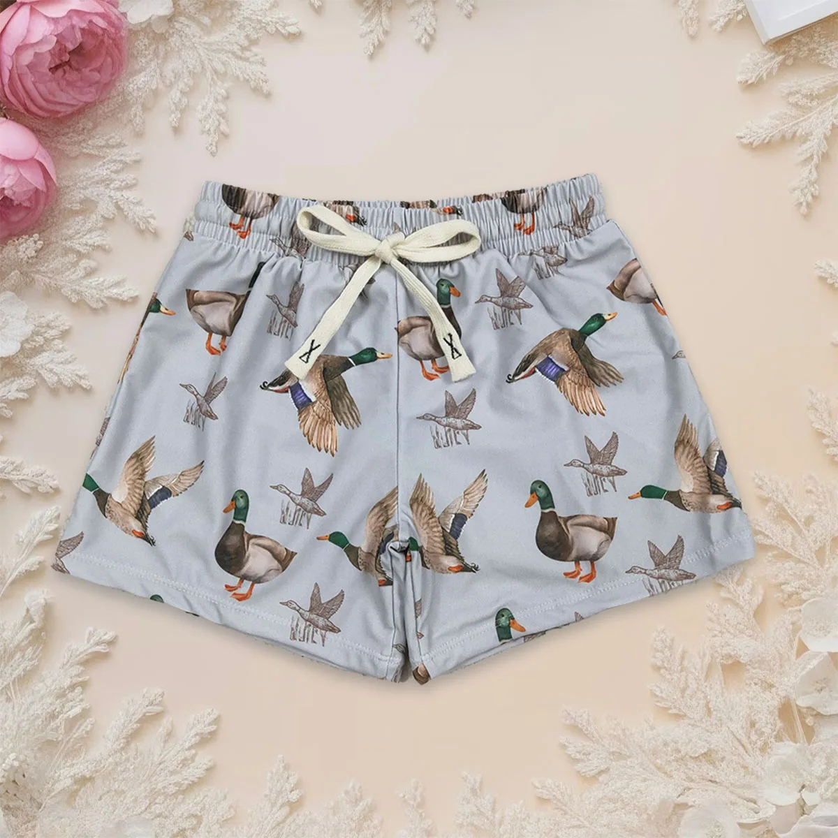 Baby Boy Swimming Trunks Beachwear Children Toddler Duck Hunting Shorts Kid Swimsuit Children Summer Swimwear Clothing Wholesale