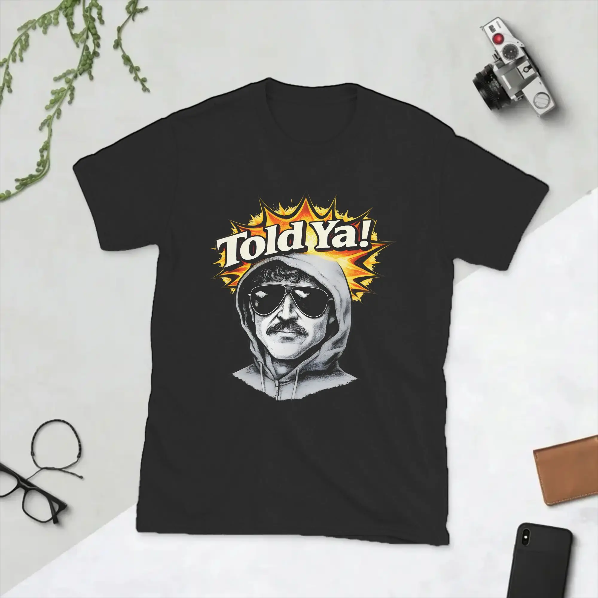 The Unabomber Told Ya Ted Kaczynski Men's T Shirts  Creative Tee Shirt Short Sleeve Round Collar T-Shirt Cotton Gift Idea Tops