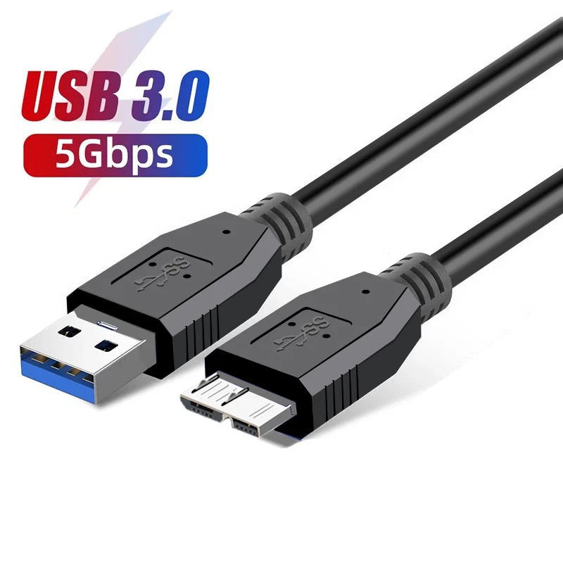 

USB 3.0 5Gbps Data Transfer Cord USB-A to Micro B Cable Compatible with Samsung S5 Note 3 Note Pro 12.2 Camera Mobile Hard Drive