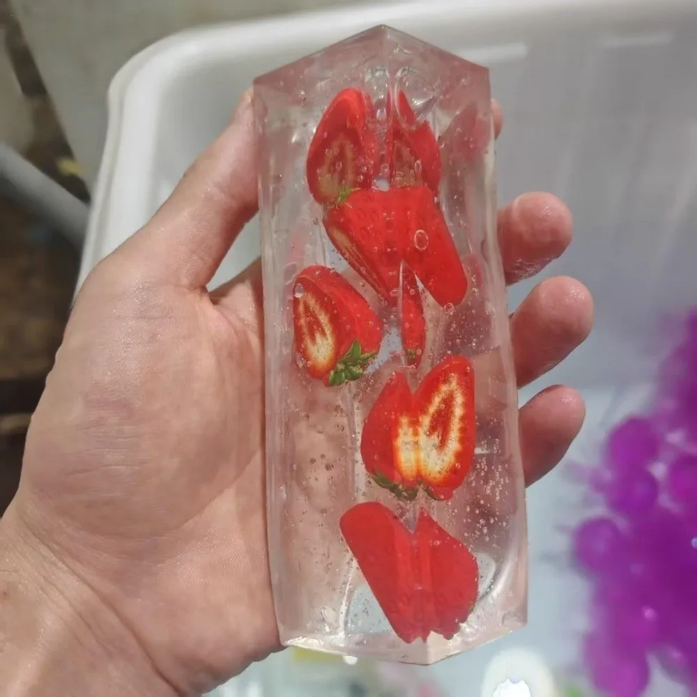 

Soft Slow Rebound Stress Relief Toy Realistic Fruit Simulation Handmade Fruit Squishies Toy ASMR Sensory Jelly Stick